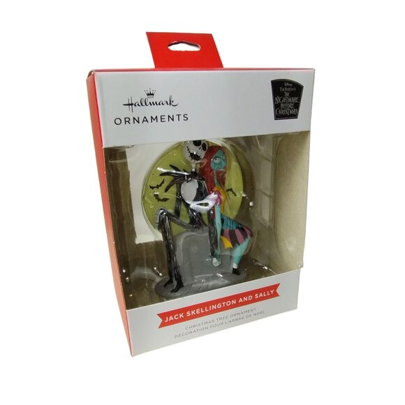 Hallmark Nightmare Before Christmas Jack Skellington and Sally Tree Ornament - Picture 5 of 12